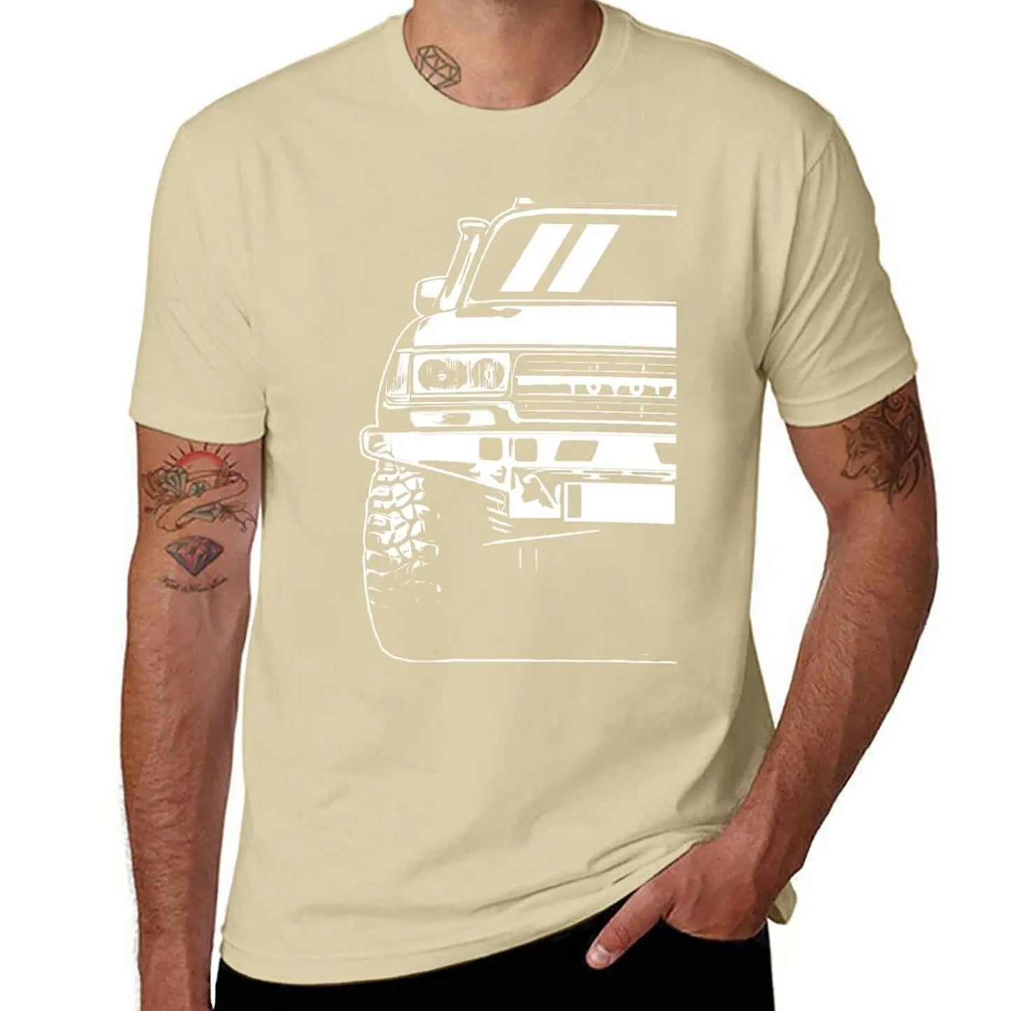 New Landcruiser - 80 Series - Classic Car Art T-Shirt customized t shirts anime clothes plain black t shirts men