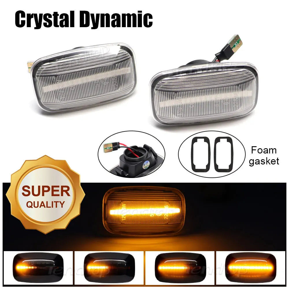 Dynamic Blinkers LED Turn Signal Side Marker Light for Toyota Land Cruiser 100/70/80 Series Prado Prado 90 Series FJ Cruiser