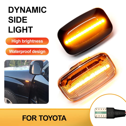 Dynamic Blinkers LED Turn Signal Side Marker Light for Toyota Land Cruiser 100/70/80 Series Prado Prado 90 Series FJ Cruiser