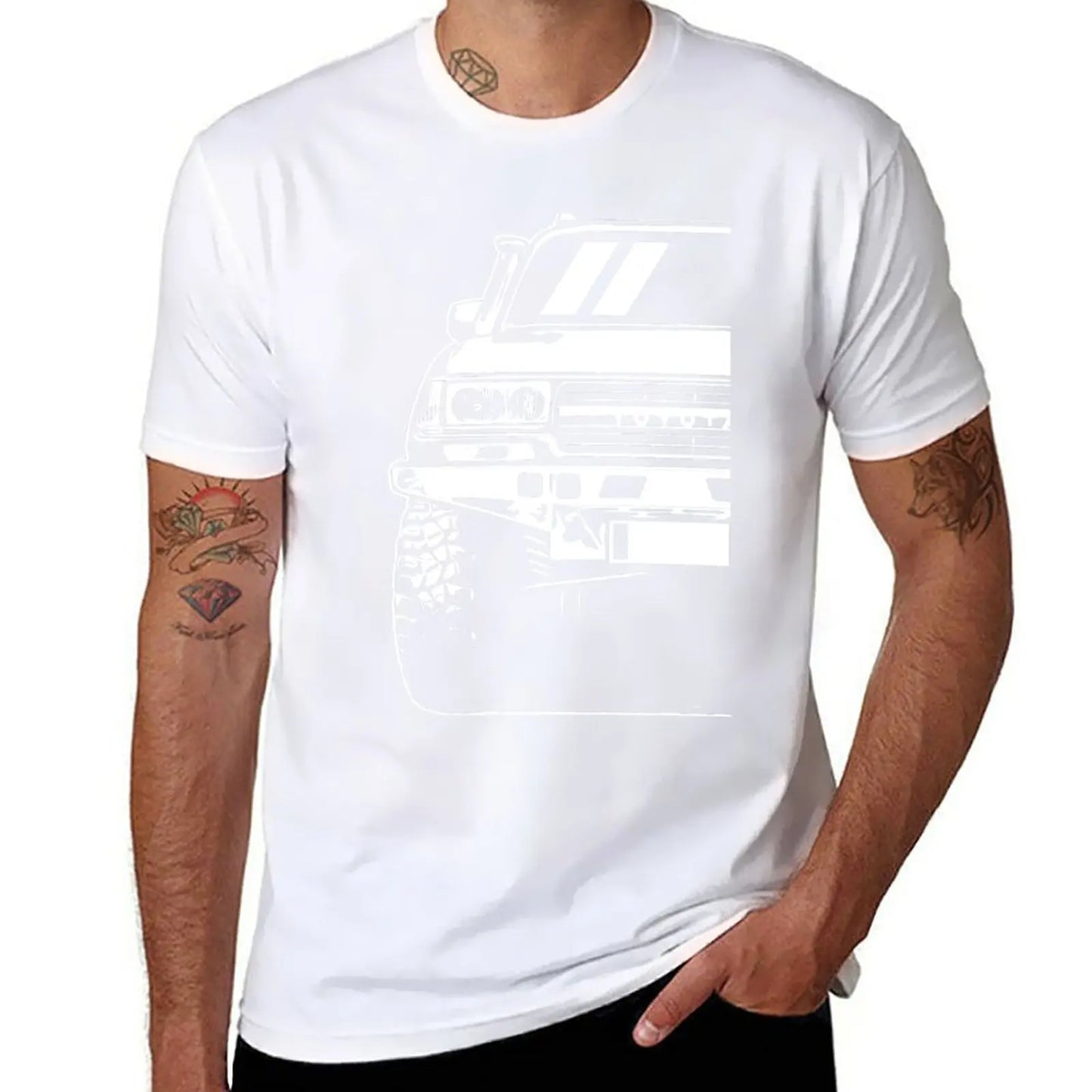 New Landcruiser - 80 Series - Classic Car Art T-Shirt customized t shirts anime clothes plain black t shirts men