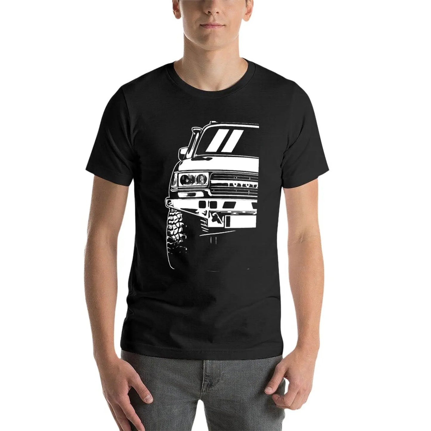 New Landcruiser - 80 Series - Classic Car Art T-Shirt customized t shirts anime clothes plain black t shirts men